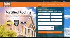 Desktop Screenshot of fortifiedroofing.com